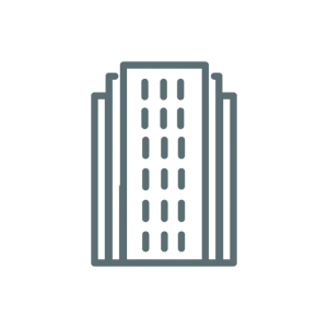 grey commercial building icon from kauffman co fire protection